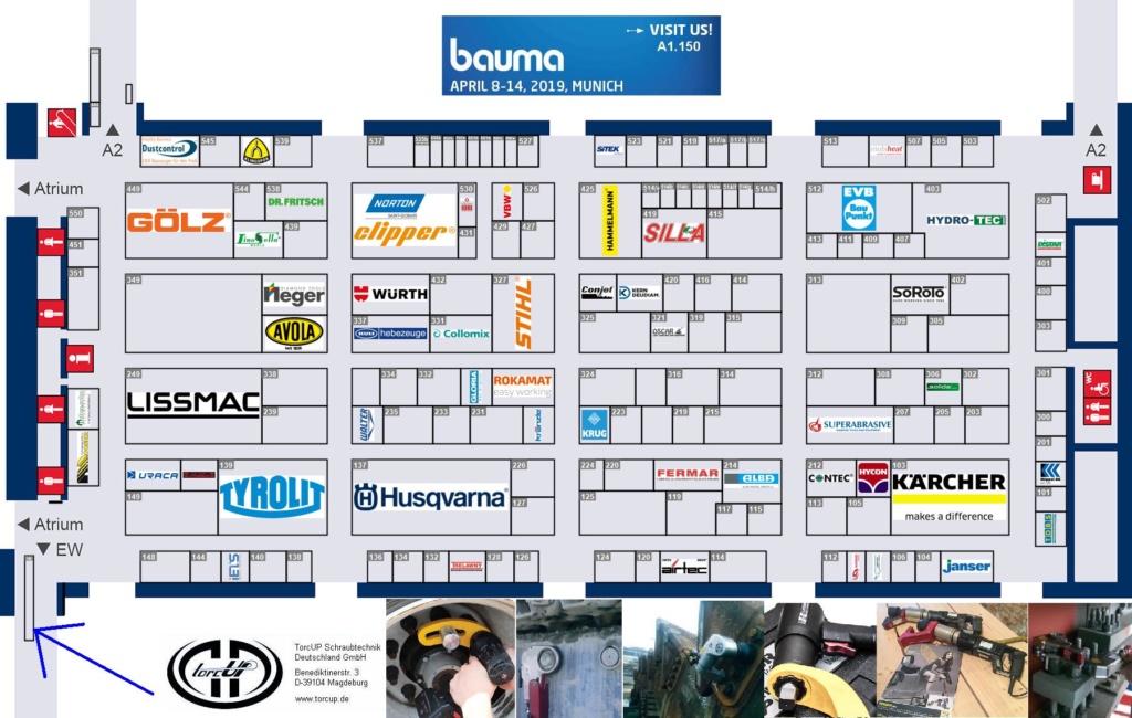 Bauma_2019_Plan_Messehalle_A1_Stand_TorcUP